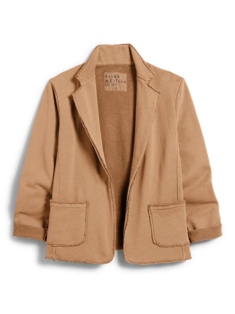 Frank & Eileen Dublin Sweatshirt Blazer | Camel Tan | M